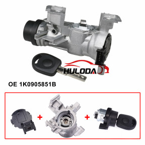 For Volkswagen Lock Tiguan New Passat Magoten Hao Rui ignition lock aluminum seat FCCID:1K0905851B