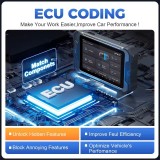 VDIAGTOOL VD80BT LITE Automotive OBD2 Scanner Car Diagnostic Tools Support ECU Coding Online PMI Code 28 Resets