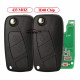 For Fiat Ducato Iveco Peugeot Boxer Citroen Relay 2006 2007 2008 SIP22 433MHZ ID48 2/3 Buttons Remote Car Key Alarm