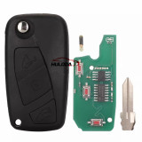 For Fiat Iveco 2-key 3-key remote control car key ID48 chip 433 frequency flat milling embryo