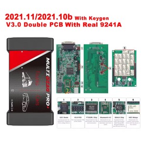 2024 New Multidiag Pro Bluetooth OBD2 Scanner TCS PRO VCI V3.0 2PCB White NEC Relay Real 9241A Car Truck Diagnostic Tool