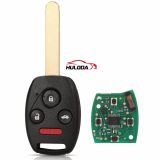For Honda 2/3/4 key Honda remote control car key ID46 chip 313.8 frequency MLBHLIK-1T