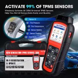 2025 Autel TS508WF TPMS Programming Tool TPMS Diagnostic Code Reader TPMS System Health Check, Program MX-sensor, TPMS Relearn
