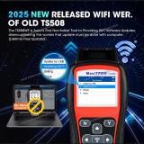 2025 Autel TS508WF TPMS Programming Tool TPMS Diagnostic Code Reader TPMS System Health Check, Program MX-sensor, TPMS Relearn
