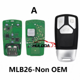KEYDIY MLB26-434MHz Non OEM Solution Smart Key PCB For Audi Style 3 Buttons Universal Smart Remote PCB Board