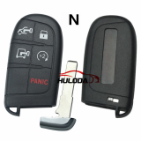 For Chrysler for Jeep for Dodge remote key shell with SIP22 blade