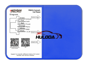 PAK03 Wiring board adapter box (phone As key, up to 6 remotes can be added