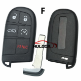 For Chrysler for Jeep for Dodge remote key shell with SIP22 blade