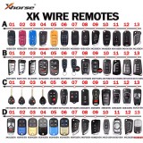 You can quickly choose the model you need Xhorse VVDI  Universal XK Wired Remotes Car Keys B5/FO/MQB/KF/HO/AU/TO/HY/BU Style for VVDI2 MINI Key Tool MAX Pro Programmer