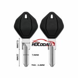For Ducati motor  key blank with black red blue color without logo 