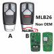 KEYDIY MLB26-434MHz Non OEM Solution Smart Key PCB For Audi Style 3 Buttons Universal Smart Remote PCB Board