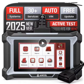 ANCEL DS160 OBD2 Car Diagnostic Tool All System Bidirectional D-PF Regen 30+ Reset OBD 2 Automotive Scanner Lifetime Free Update