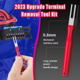  21Pcs Car Terminal Removal Tool Kit Uto Cable Plug Remove Puller Electrical Wire Crimp Connector Pin Extractor