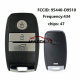For  2018 Kia Sportage Lion Run Remote Control Smart Card 3-key 95440-D9510 Frequency 434mhz  with ID47 Chip