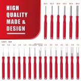  21Pcs Car Terminal Removal Tool Kit Uto Cable Plug Remove Puller Electrical Wire Crimp Connector Pin Extractor