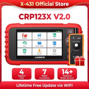 X-431 CRP123X V2.0 LAUNCH Car Code Reader OBD2 Scan Automotive Scanner Diagnostic Tool Diagnosis Lifetime Free Update vs CRP123E