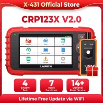 X-431 CRP123X V2.0 LAUNCH Car Code Reader OBD2 Scan Automotive Scanner Diagnostic Tool Diagnosis Lifetime Free Update vs CRP123E X-431 CRP123X V2.0 LAUNCH Car Code Reader OBD2 Scan Automotive Scanner Diagnostic Tool Diagnosis Lifetime Free Update vs CRP123E