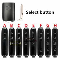 For Mazda 3  2019 - 2021  Keyless  Go Smart Car Remote key blank with Right blade, for BCKA-675RY-A WAZSKE11D01 SKE11D-01