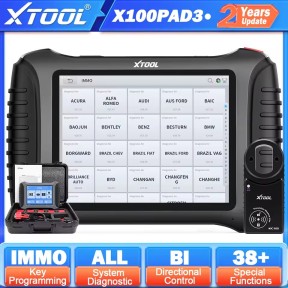 XTOOL X100 PAD3 V2.0 Elite IMMO Key Programming Tools With KC100 All Key Lost ECU Coding OBD2 All Systems Diagnostic Scanner