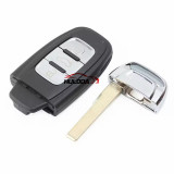 For Audi A4L,Q5 3 button remote  control with 868mhz Remote System 8T0-959-754C 8K0-959-754G 8T0-959-754G 8KO-959-754J 8KO-959-754C