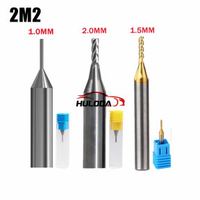 1 Piece 1.0MM 1.5MM 2.0MM Milling Cutter for 2M2 Machine