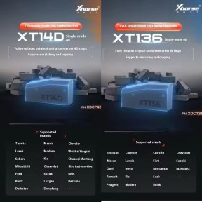 Xhorse VVDI Single-mode Chip XT136 XT14D Fully Replaces Original and Aftermarket 4D/46 Chips for VVDI2 VVDI Key Tool