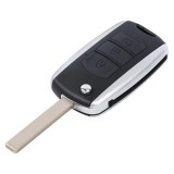 KEYECU OEM 3704050-SA01S Flip Remote Key FOB 3 Buttons ASK 434MHZ 4D60 for Dongfeng 580 2010 2011 2012 2013 2014 2015