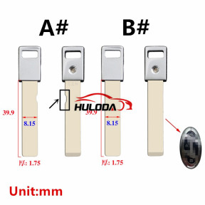 For Hyundai Elantra Emergency Key With protective shell