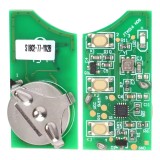 KEYECU OEM 3704050-SA01S Flip Remote Key FOB 3 Buttons ASK 434MHZ 4D60 for Dongfeng 580 2010 2011 2012 2013 2014 2015