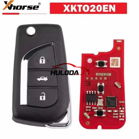 XHORSE XKTO20EN X008 for Toyota 2nd Generation Universal Remote Key XKTO20EN 3 Buttons for VVDI Mini Key Tool