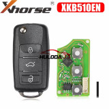 Xhorse XKB510EN Universal Remote Key B5 Type 3 Buttons English Version
