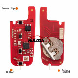 Xhorse XKFO21EN for Ford 2nd Generation Wire Remote Key 4 Buttons English Version