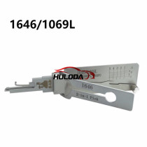 Original Lishi 1646/1069L 2 in 1 locksmiths tool used for mailbox left blade