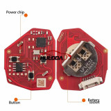 XHORSE XKTO23EN for Toyota Models Left 3 Buttons Triangle Second Generation Wired Remote Key