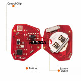 Xhorse XKTO25EN 2nd Generation Wire Remote Key for Toyota Style Flat 2 Buttons