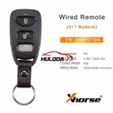 XHORSE XKHY21EN 2nd Generation Wired Remote Key (Split-Type - 3+1 Buttons) for Hyunda