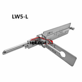 Lishi LW5-L 2 in 1 locksmiths tool，used for Civil lock,for Interlock