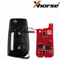 XHORSE XKTO21EN 2nd Generation for Toyota 2 Buttons Universal Remote Key English Version Replace XKTO01EN Car Keys