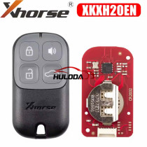 Original Newest Version Xhorse XKXH20EN 2nd Generation Garage Remote Key Black Color 4 Buttons Work With VVDI KEY TOOL VVDI2