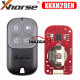 Original Newest Version Xhorse XKXH20EN 2nd Generation Garage Remote Key Black Color 4 Buttons Work With VVDI KEY TOOL VVDI2