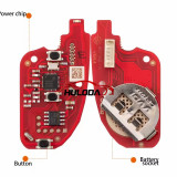 Xhorse XKDS20EN 2nd Generation Wire Remote Key DS Style 3 Buttons Support Wireless Programming