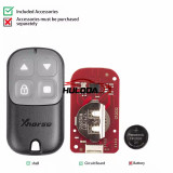 Xhorse XKXH23EN 2nd Generation Garage Remote Key 4 Buttons