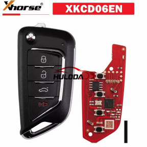Xhorse XKCD06EN Universal Wire Remote Key for Cadillac Style 4 Buttons