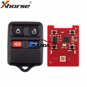 XHORSE XKFO22EN for Ford Models 4 Buttons Split Square Second Generation Wired Remote Key