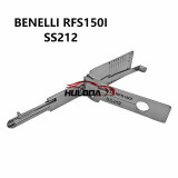 BENELLI RFS150I SS212 Lishi 2-IN-1 pick Locksmith Tools For Benelli Motorcycle