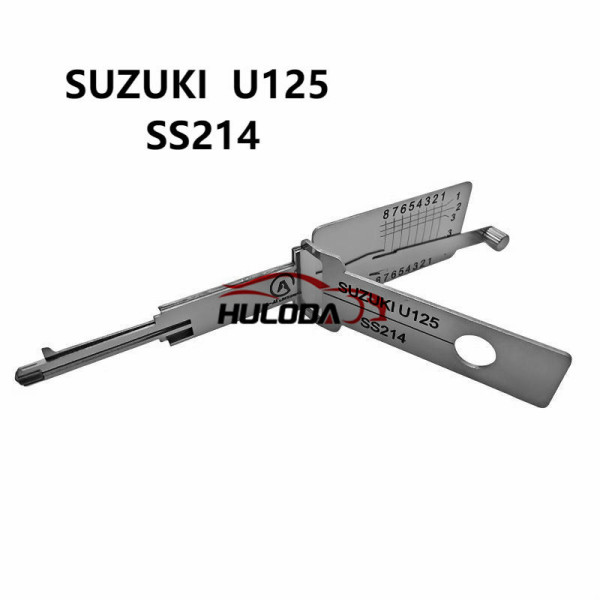 SUZUKI U125 SS214 Lishi 2-IN-1 Locksmith Tools For Suzuki Motorcycle