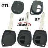 GTL For Suzuki Swift 2 button remote key blank Wihout Logo