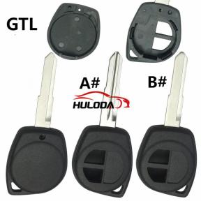 GTL For Suzuki Swift 2 button remote key blank Wihout Logo