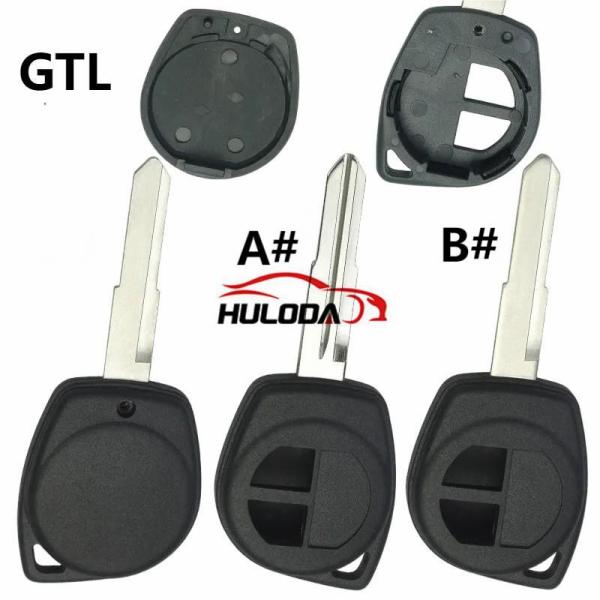 GTL For Suzuki Swift 2 button remote key blank Wihout Logo