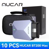 MUCAR BT200 MAX AI Automotive Tool ELM327 OBD2 Bluetooth Scanner CANFD Bidirectional 15 Reset Full System Diagnose Code Reader